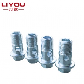 Hexagonal flange hollow bolts